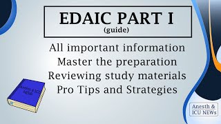 EDAIC part I 2024 Practical Guide [upl. by Ennaisoj]