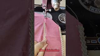 Beautiful pohncha design with lacetrending fashion youtubeshorts sewing [upl. by Tedmann]