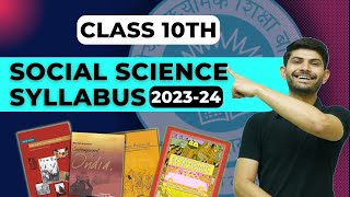 CBSE Social Science Complete Syllabus For Class 10th 202324 [upl. by Boony522]