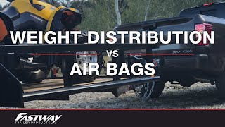 The Difference Between Using Weight Distribution and Air Bags to Level Your Load [upl. by Carmela]