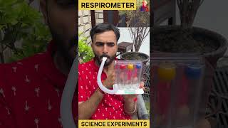 respirometer  science experiments experiment facts shorts [upl. by Lilli]