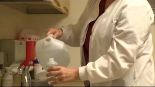 How to Use a Nasal Saline Rinse Bottle Video [upl. by Nenerb]