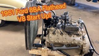 Flathead Friday Lets Fire Up This Stock Rebuilt Ford Flathead V8 [upl. by Karlee912]