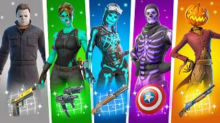 The RANDOM Halloween SKIN Challenge [upl. by Delphine]