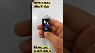 honor band 6 latest update 85 workout modes [upl. by Dicky]