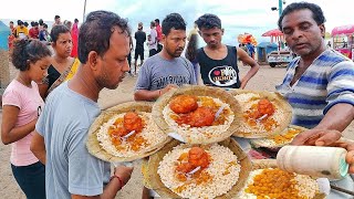 Very Humble Person Selling Ghugni Muri At Digha Sea Beach Price ₹ 20 Only । West Bengal In India [upl. by Quackenbush]