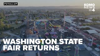 The Washington State Fair is back DRONE video [upl. by Nnylkcaj]