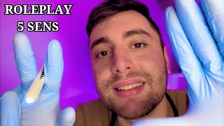 ASMR FR  Roleplay Médecin  Test des 5 sens [upl. by Ateiram]