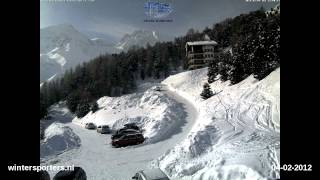 Arolla webcam time lapse 20112012 [upl. by Broadbent836]