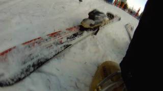 GoPro HD Fun carving with ski LUSTI FCT and boots Dalbello in Stuhleck [upl. by Ehttam]