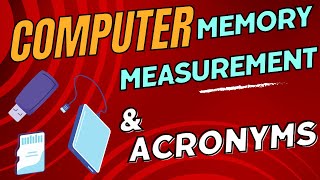 Units of Computer Memory Measurements  Byte KiloByte MegaByte GigaByte TeraByte PetaBte etc [upl. by Oneal]