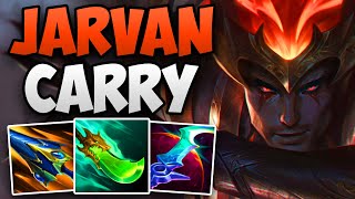 INCREDIBLE JARVAN IV SOLO CARRY IN CHALLENGER  CHALLENGER JARVAN IV JUNGLE GAMEPLAY  145 S14 [upl. by Ahsiled234]