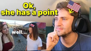 American reacts to What do other countries think about Americans [upl. by Kashden]