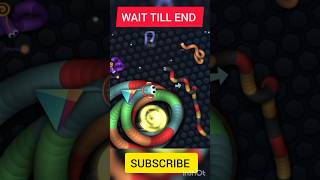 🔥Epic moment in Slitherio  Slitherio epic gameplay  Slitherio moment shorts Gamingwhole [upl. by Suoinuj]