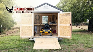 Building a 8x10 Storage Shed in 3 Minutes  Timelapse [upl. by Petrine496]