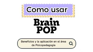 BrainPop Como funciona y los beneficios que te pueden brindar [upl. by Nile]