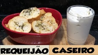 COMO FAZER REQUEIJÃO CASEIRO COM 3 INGREDIENTES COM BÔNUS [upl. by Kennie876]