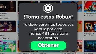 Roblox Está Devolviendo Los Robux [upl. by Strader]