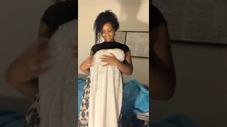 Trying on my wedding dress I got from SHEIN  shein subscribe wedding weddingdress beautiful [upl. by Kalle]