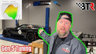 Dyno Tuning a Cammed LT1 Corvette Grand Sport using HPTuners [upl. by Chill150]