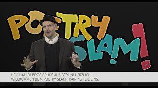 Poetry Slam Training Teil 1 mit deutschen Untertiteln [upl. by Tohcnarf686]