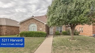 Home For Sale 5211 Harvard St Lubbock TX 79416 [upl. by Yeliab]