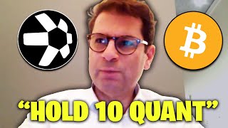 quotHOLD 10 QUANT TO BE A MILLIONAIREquot QUANT CEO ON HIS QUANT PRICE PREDICTION [upl. by Imim79]