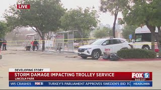 Changes to MTS Trolley Service Due To Storm Damage [upl. by Elvina]