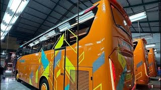 Jakarta  Jogja dengan Tividi  vlog video bus busmania [upl. by Maharba677]