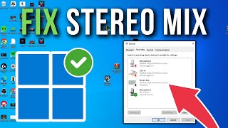 How To Enable Or Get Stereo Mix In Windows 1011  Full Tutorial [upl. by Turnheim676]