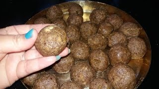 अलसी के लड्डू  alsi ke ladoo recipe in Hindi  flaxseeds ladoo recipe  alsi ki pinni recipe [upl. by Nimoynib]