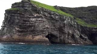 Heimaey Iceland Viking boat tour south east coast pahoehoe [upl. by Adnavoj]