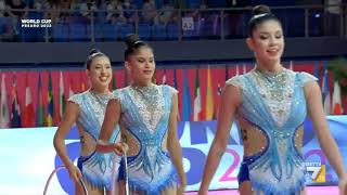 Rhythmic Gymnastics  World Cup Pesaro 2022  5 Hoops Final [upl. by Keener]