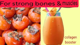 Health benefits of persimmon  Persimmon Shake  Beauty secret fruit OrganicHome [upl. by Aitnyc658]