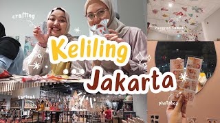 dailyvlog Keliling Jakarta Art Exhibition photobox korea 360 SM Entertainment  Vlognya Hera 30 [upl. by Eisse]