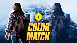 How to Color Match Images in Photoshop FAST amp EASY METHOD [upl. by Holland]