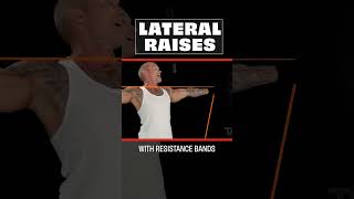 Resistance Bands Training  Lateral Raises  TA2 Build Advanced [upl. by Amand]