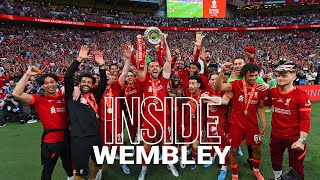 INSIDE WEMBLEY Liverpool vs Chelsea  REDS LIFT THE FA CUP [upl. by Koslo]