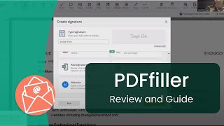 PDFfiller Review and Guide  My Honest Thoughts [upl. by Nnaitsirk]