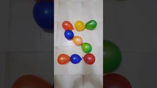 Make quot Z quot from water colorful balloon  balloons pop reverse asmr satisfying asmr shorts party [upl. by Roberta]