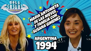 Maria Antonieta de las Nieves con Susana Gimenez 1994 [upl. by Vtarj]