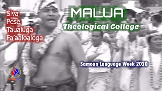 MALUA Theological College  Siva Pese Taualuga amp Faaaloaloga [upl. by Shulem401]