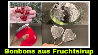 Bonbons selber machen aus Fruchtsirup  Schneeball Bonbons Rezept  Selbstversorgung [upl. by Allenrad]