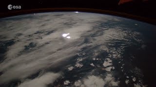 Stunning timelapse captures fireball huge lightning storm from space [upl. by Regazzi650]