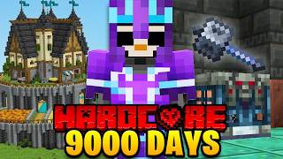 I Survived 9000 Days in HARDCORE Minecraft [upl. by Macomber9]