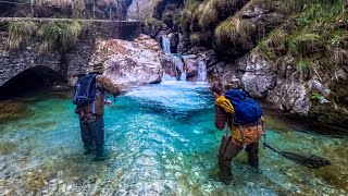 Peschiamo TROTE SELVATICHE in torrente a spinning alle Cascate della Val Vertova [upl. by Delisle]