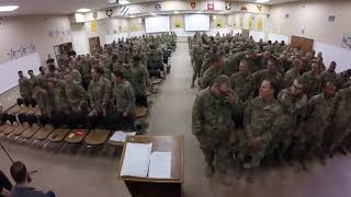 United States Soldiers sing Days of Elijah No God Like Jehovah Military [upl. by Alena]