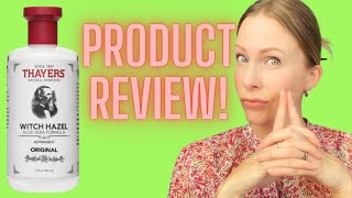 THAYERS Witch Hazel Toner  Honest Product Review  Skincare Routine  Toning Skin [upl. by Lein810]