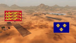 Medieval English Soldiers VS Medieval French Soldiers  Ultimate Epic Battle Simulator 2 [upl. by Boarer510]