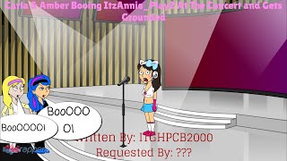 Carla and Amber Booing ItzAnniePlayZ At The Talent Search Show Concert Stage and Gets Grounded [upl. by Laddie]